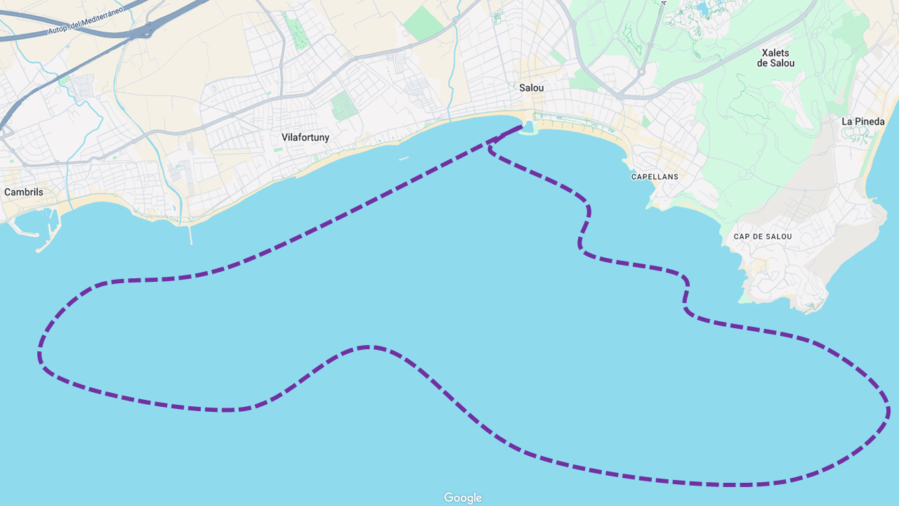 Mapa ruta TOUR 30 min
